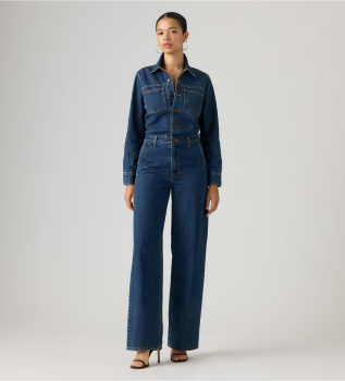 Latzhose Heritage mittelblau