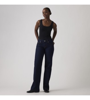 Dark blue Low Loose jeans