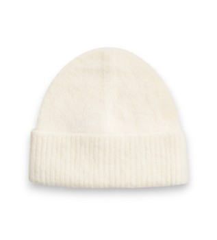 Beige Alpaca Blend Hat