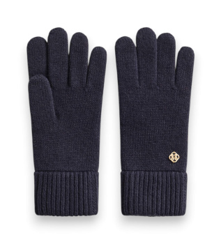 Lässige Handschuhe marineblau