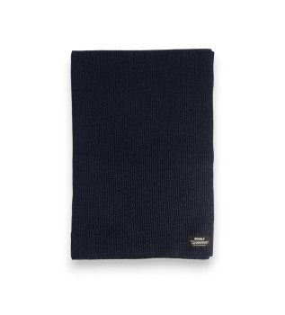 Cachecol Sierra Wool azul-marinho