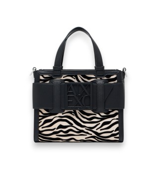 Black Printed Bag
