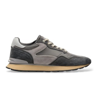 City Retro Leather Sneakers grey