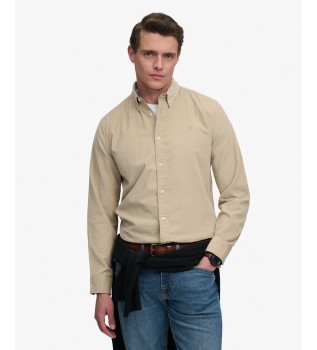 Classic Needle Hemd beige