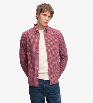 Chemise Preppy Poplin rouge