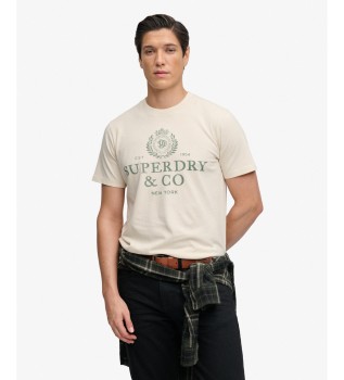 Beige 1954 Company Relaxed Fit T-Shirt