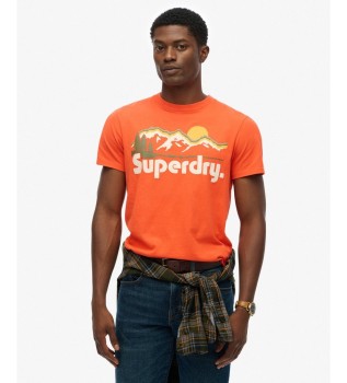 Great Outdoors Relaxed T-shirt oranje