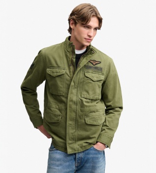 Jaqueta Patched Military M65 verde