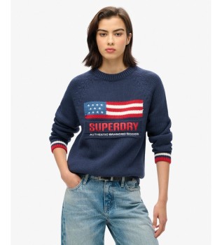 Jersey Americana marino