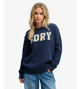Jersey Heritage Intarsia marine