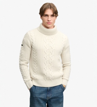 Jersey Jacob Cable Roll beige