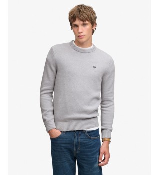 Pull Preppy Cotton gris