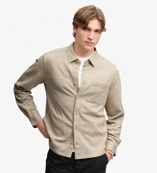 Chemise Twill Tweed beige