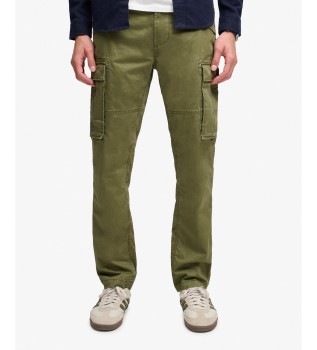 Pantalón cargo Slim Taper verde