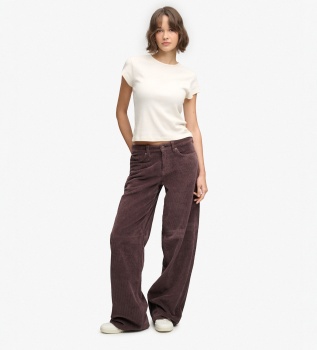 Pantalone Mid Baggy Jumbo marrone
