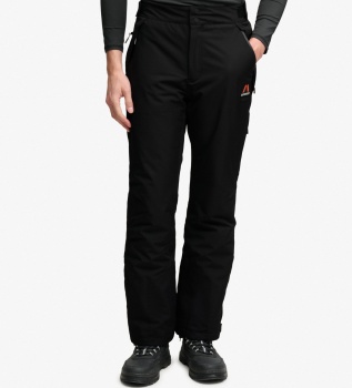 Black Slim Ski Pants