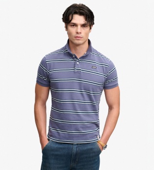 Polo Vintage Stripe bleu