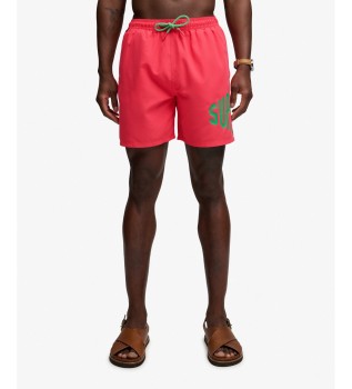 Maillot de bain Printed Logo 16 rose