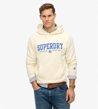 Sweat à capuche Code Core Sport beige