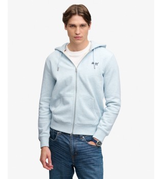 Essential Logo Blue Hoodie