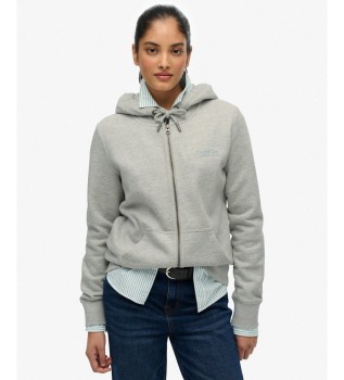 Essential Logo Hoodie in Grey