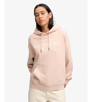 Luxe Relaxed pink hoodie