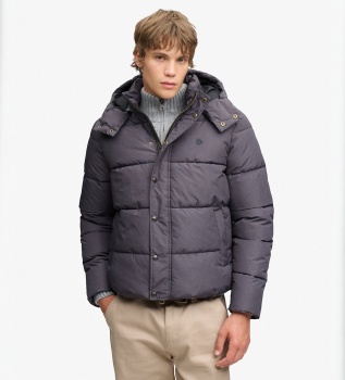 Premium hoodie met capuchon in grijs