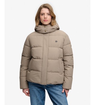 Premium Kapuzenjacke braun