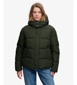 Grüne Premium-Kapuzenjacke