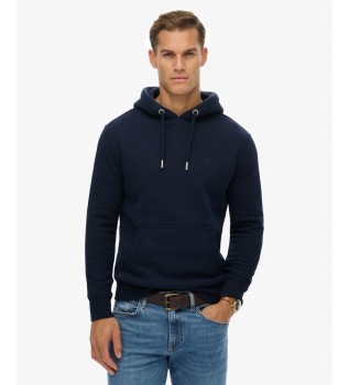 Vintage Logo Hoodie Navy