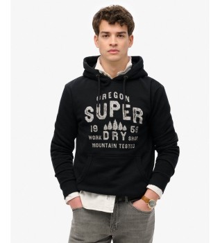 Work Shop Black Hoodie