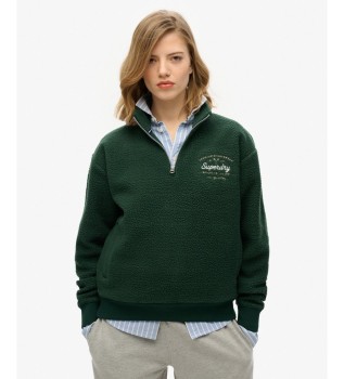 Polar com meio fecho Country Club Half verde