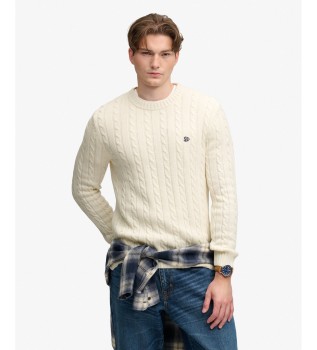 Jersey Coton Torsadé beige
