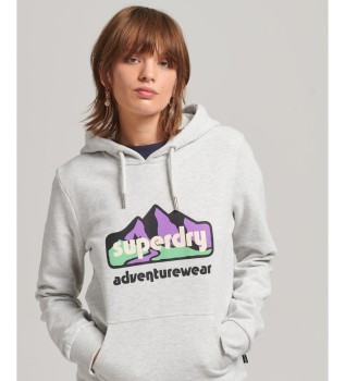 Bluza z kapturem 90s Terrain szara