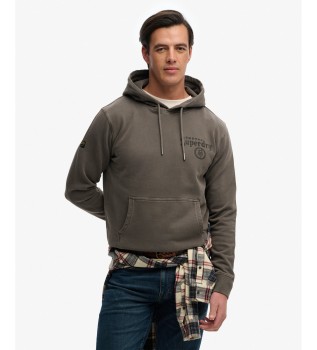 Moletom com capuz Tokyo Narrative Loose Hood cinza escuro