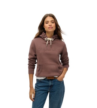 Bruine Tonal Core hoodie