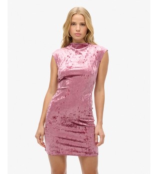 Vestido Velvet Bodycon rosa