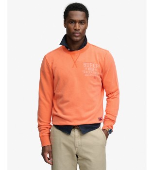 Vintage Prep Relaxed Crew sweatshirt i orange