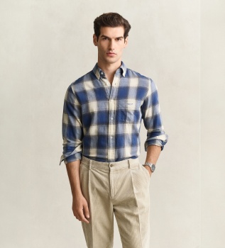 Windblown shirt blauw