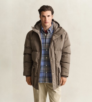 Taupe down jacket