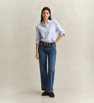 Jeans largos azuis