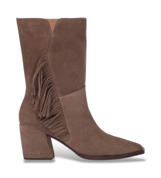 Botas de Piel Charme taupe