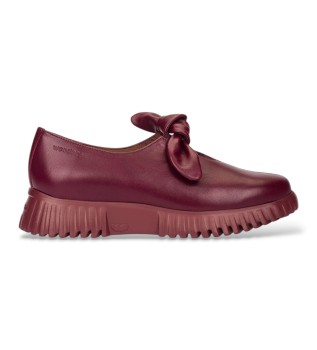 Mocassins de Couro Velvet grená