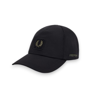 Casquette en nylon effet froissé noir