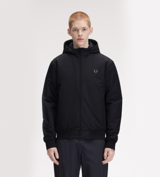 Giacca con cappuccio Brentham nero