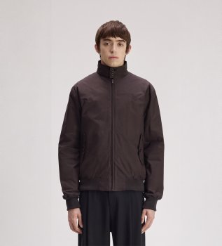 Giacca Harrington marrone scuro