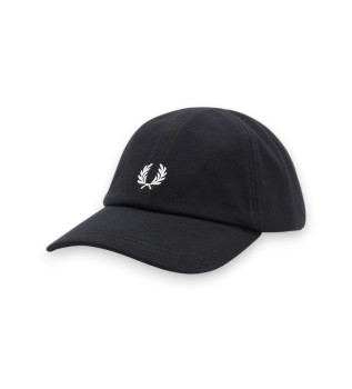 Casquette classique piqué noir