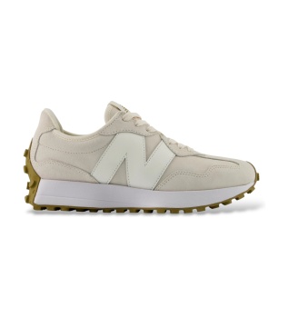 Leder-Sneaker 327 beige