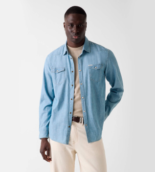 Chemise Truckee Manches Longues bleu