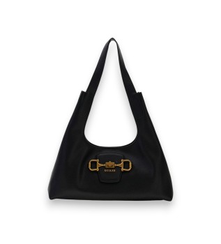 Bolso hobo pequeño Sunset negro